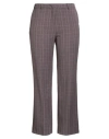 Compagnia Italiana Woman Pants Magenta Size 10 Polyester, Viscose, Elastane In Brown