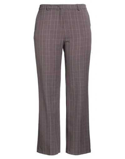 Compagnia Italiana Woman Pants Magenta Size 10 Polyester, Viscose, Elastane In Brown