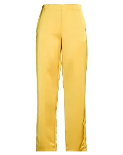 Compagnia Italiana Woman Pants Marigold Size 6 Polyester In Yellow
