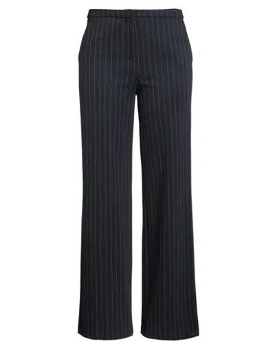 Compagnia Italiana Woman Pants Navy Size 12 Polyester, Viscose, Elastane In Blue