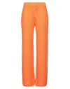 Compagnia Italiana Woman Pants Orange Size L Cotton, Polyamide