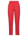 Compagnia Italiana Woman Pants Red Size 12 Polyester, Elastane