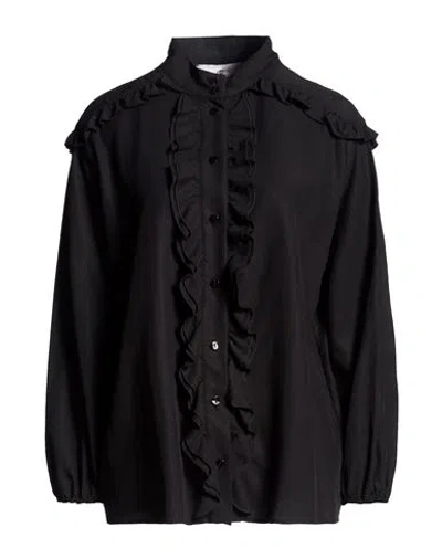 Compagnia Italiana Woman Shirt Black Size 6 Lyocell