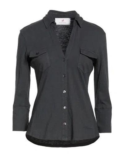 Compagnia Italiana Woman Shirt Charcoal Size S Cotton In Gray