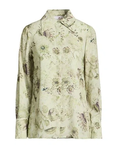 Compagnia Italiana Woman Shirt Sage Green Size 2 Polyester