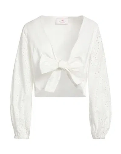 Compagnia Italiana Woman Shirt White Size 6 Cotton