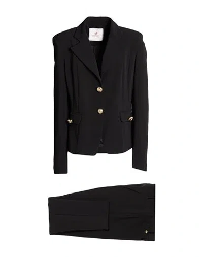 Compagnia Italiana Woman Suit Black Size 10 Polyester, Elastane