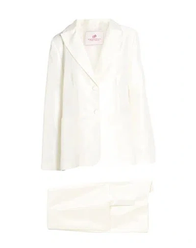 Compagnia Italiana Woman Suit Ivory Size 12 Polyester In Neutral