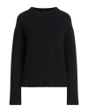Compagnia Italiana Woman Sweater Black Size L Wool, Cashmere