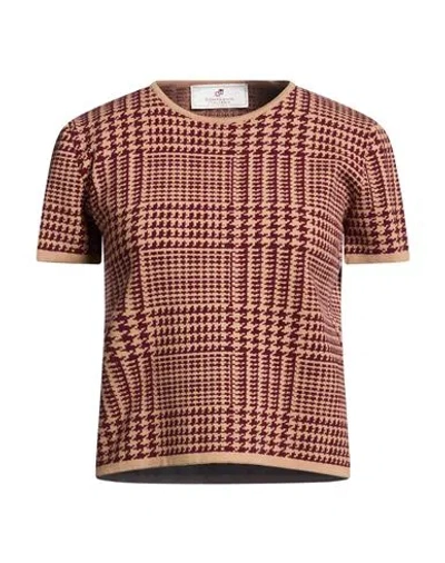 Compagnia Italiana Woman Sweater Camel Size M Viscose, Polyester In Brown