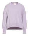 Compagnia Italiana Woman Sweater Lilac Size L Wool, Viscose, Polyamide, Cashmere In Purple