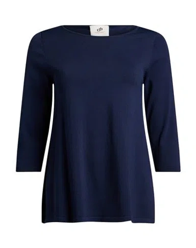 Compagnia Italiana Woman Sweater Navy Size S Viscose, Polyamide In Blue