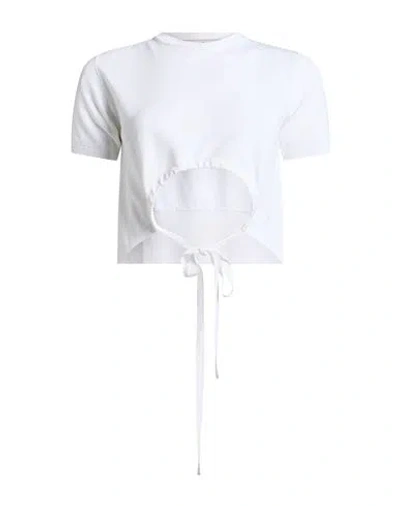 Compagnia Italiana Woman Sweater White Size L Viscose, Polyamide