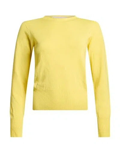 Compagnia Italiana Woman Sweater Yellow Size M Viscose, Polyamide