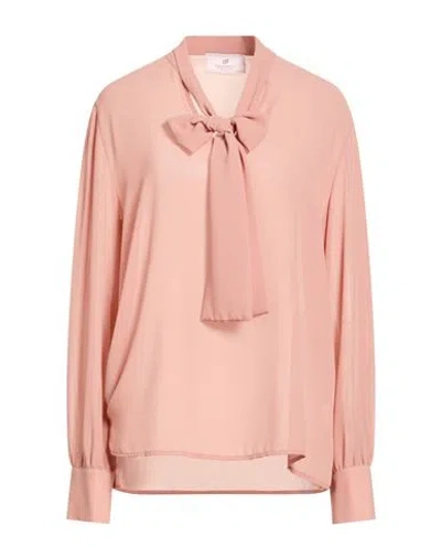 Compagnia Italiana Woman Top Antique Rose Size 12 Polyester In Pink