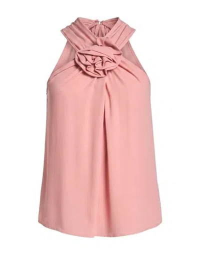 Compagnia Italiana Woman Top Antique Rose Size 2 Polyester In Pink
