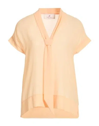 Compagnia Italiana Woman Top Apricot Size 2 Polyester In Orange
