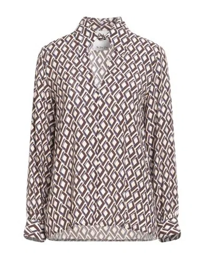 Compagnia Italiana Woman Top Beige Size 6 Recycled Viscose, Viscose