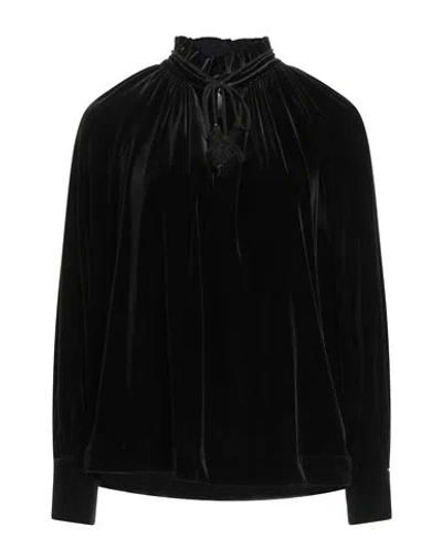 Compagnia Italiana Woman Top Black Size 10 Polyester, Elastane