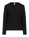 Compagnia Italiana Woman Top Black Size 6 Viscose, Nylon, Elastane In Black