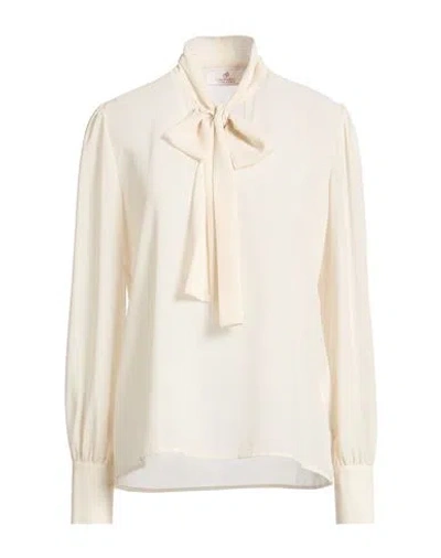 Compagnia Italiana Woman Top Cream Size 12 Polyester In White