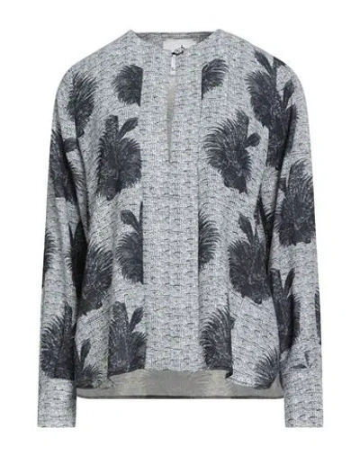 Compagnia Italiana Woman Top Grey Size 6 Pes In Gray