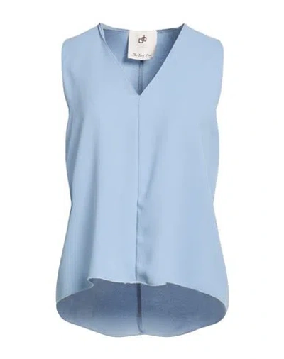 Compagnia Italiana Woman Top Light Blue Size 10 Polyester