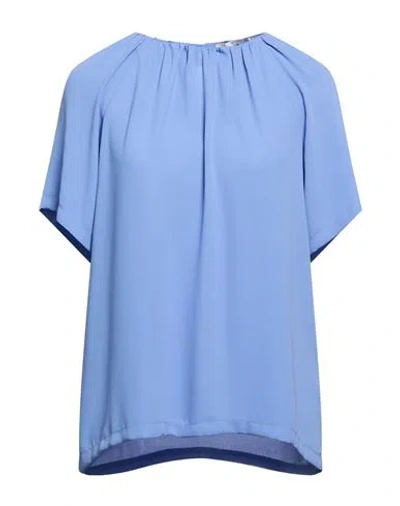 Compagnia Italiana Woman Top Light Blue Size 6 Viscose