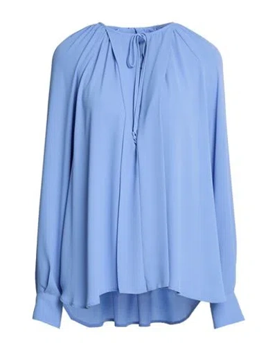 Compagnia Italiana Woman Top Light Blue Size 8 Viscose