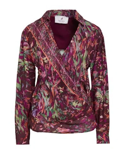 Compagnia Italiana Woman Top Magenta Size 2 Viscose, Nylon In Multi