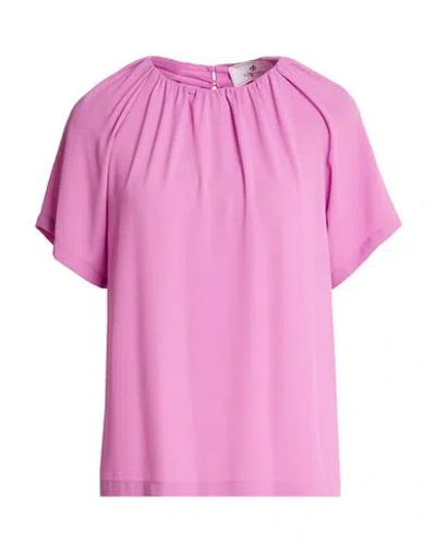Compagnia Italiana Woman Top Pink Size 8 Viscose