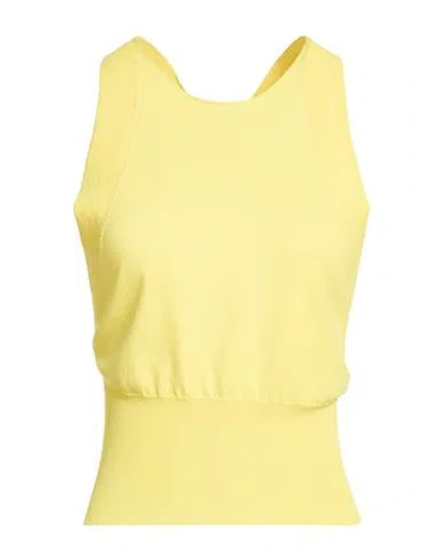 Compagnia Italiana Woman Top Yellow Size M Viscose, Polyamide