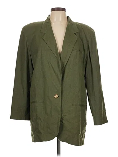 Pre-owned Compagnie Internationale Express Blazer Jacket In Green