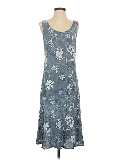 Pre-owned Compagnie Internationale Express Casual Dress In Blue