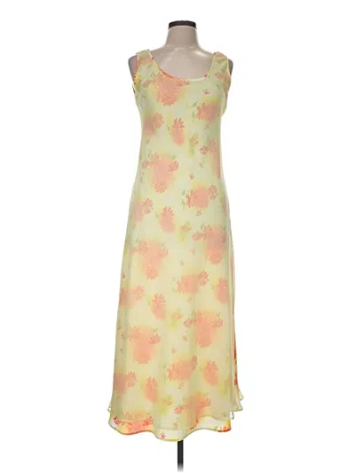 Pre-owned Compagnie Internationale Express Casual Dress In Yellow