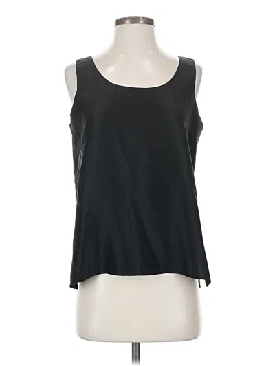 Pre-owned Compagnie Internationale Express Sleeveless Top Black Scoop Neck Tops