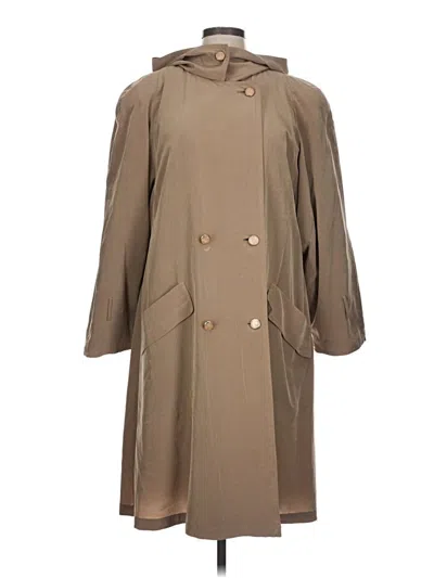 Pre-owned Compagnie Internationale Express Trenchcoat In Tan