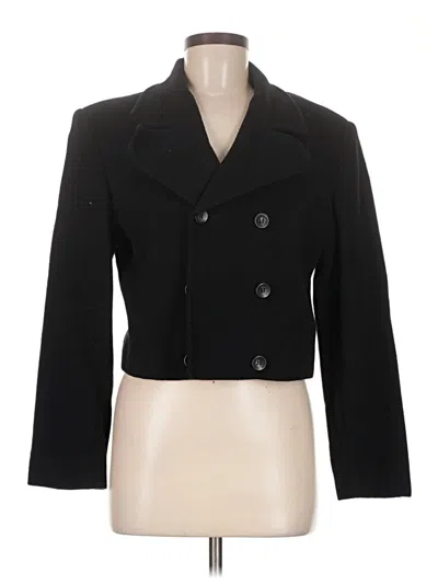 Pre-owned Compagnie Internationale Express Wool Blazer Jacket In Black