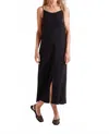 Compañía Fantástica Black Knit Maxi Dress In Black