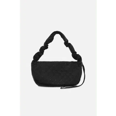Compañía Fantástica Black Quilted Shoulder Bag