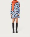 Compañía Fantástica Calatea Floral Print Short Dress In Flowers 7 In Multi