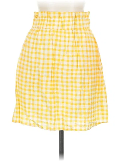 Pre-owned Compañía Fantástica Casual Skirt In Yellow