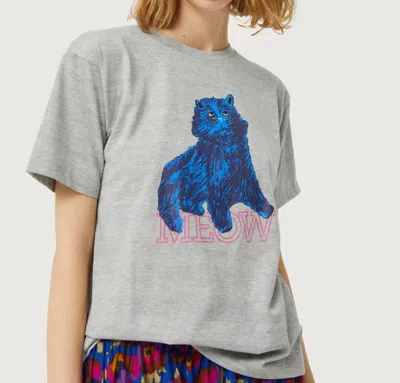 Compañía Fantástica Cat T-shirt In Gray