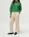 Compañía Fantástica Cloud Fluff Long Sleeve Sweater In Green In Green