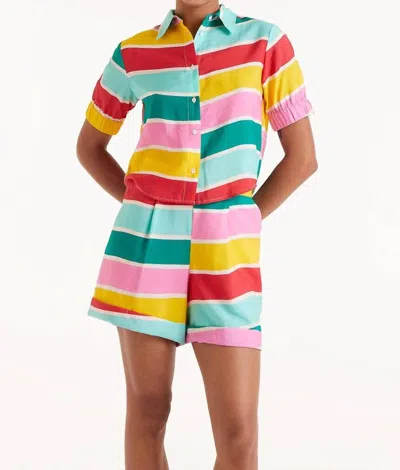 Compañía Fantástica Colour Wave Striped Shirt In Multicolor