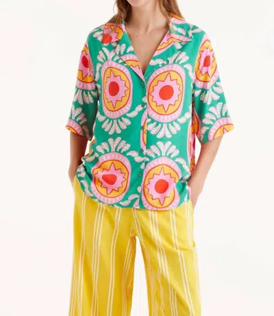Compañía Fantástica Curitiba Summer Shirt In Green Multi