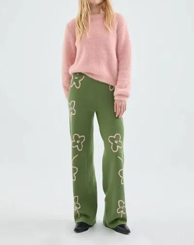 Compañía Fantástica Floral Pants In Flowers In Green