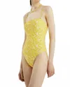 Compañía Fantástica Fruit Print Bathing Suit In Macedonia Print In Yellow