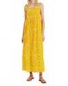 Compañía Fantástica Fruit Print Dress In Macedonia In Yellow