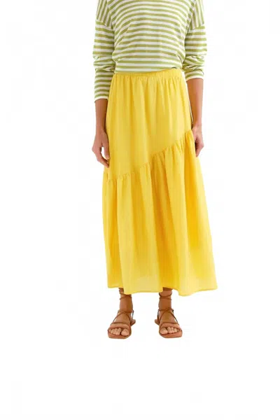 Compañía Fantástica Golden Isles Maxi Skirt In Yellow